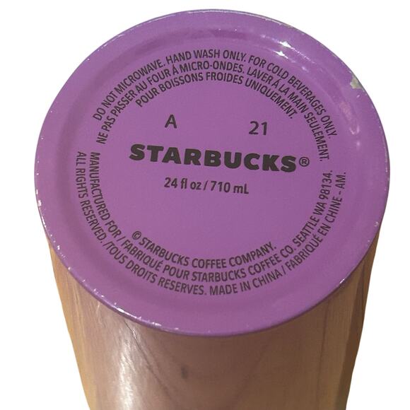 Starbucks 2021 Summer Edition 24 oz Stainless Steel Ombre Tumbler - Picture 6 of 6